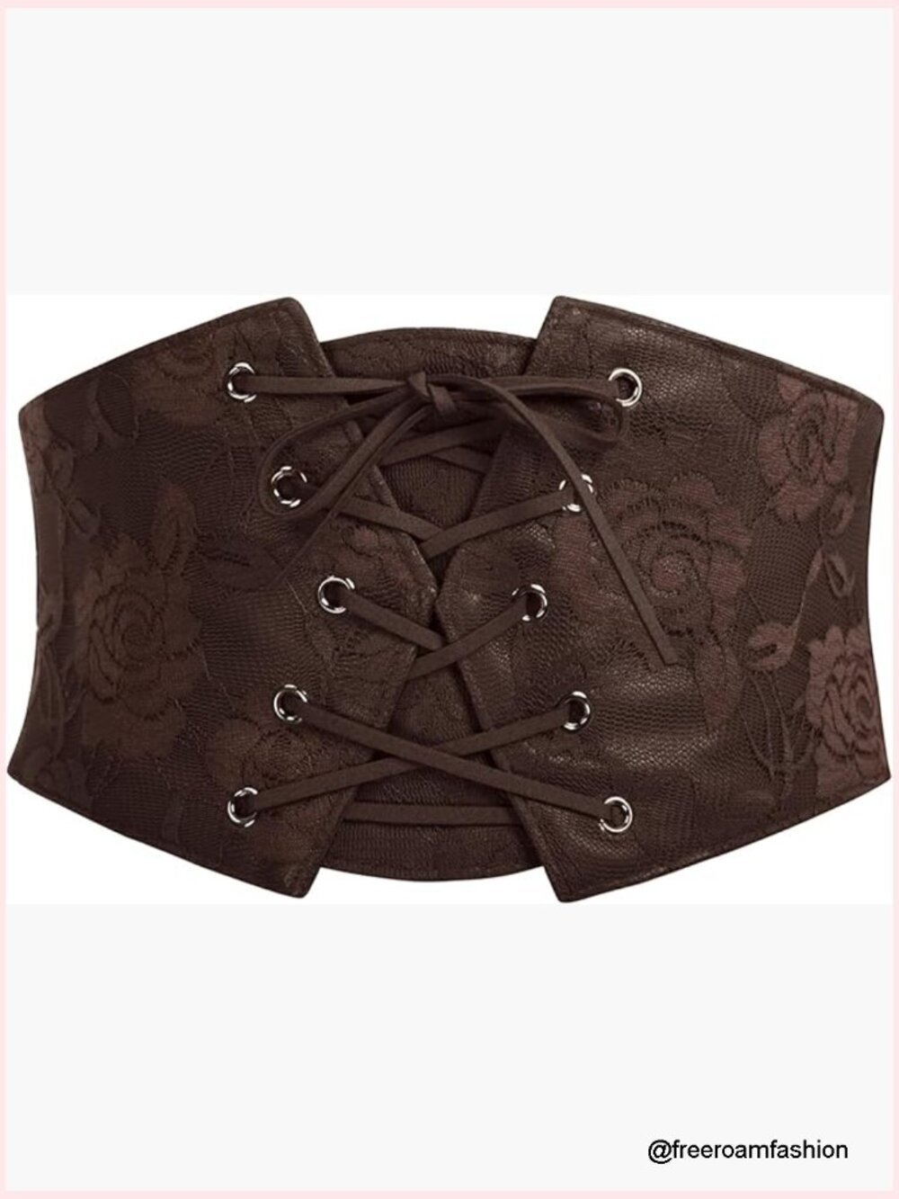 Elastic Stretch Wide Band Waspie Corset Waist Belt Renaissance
